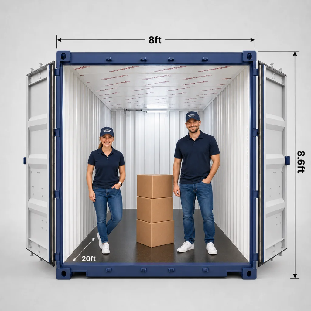 160 sq ft storage unit at Gillingham Storage