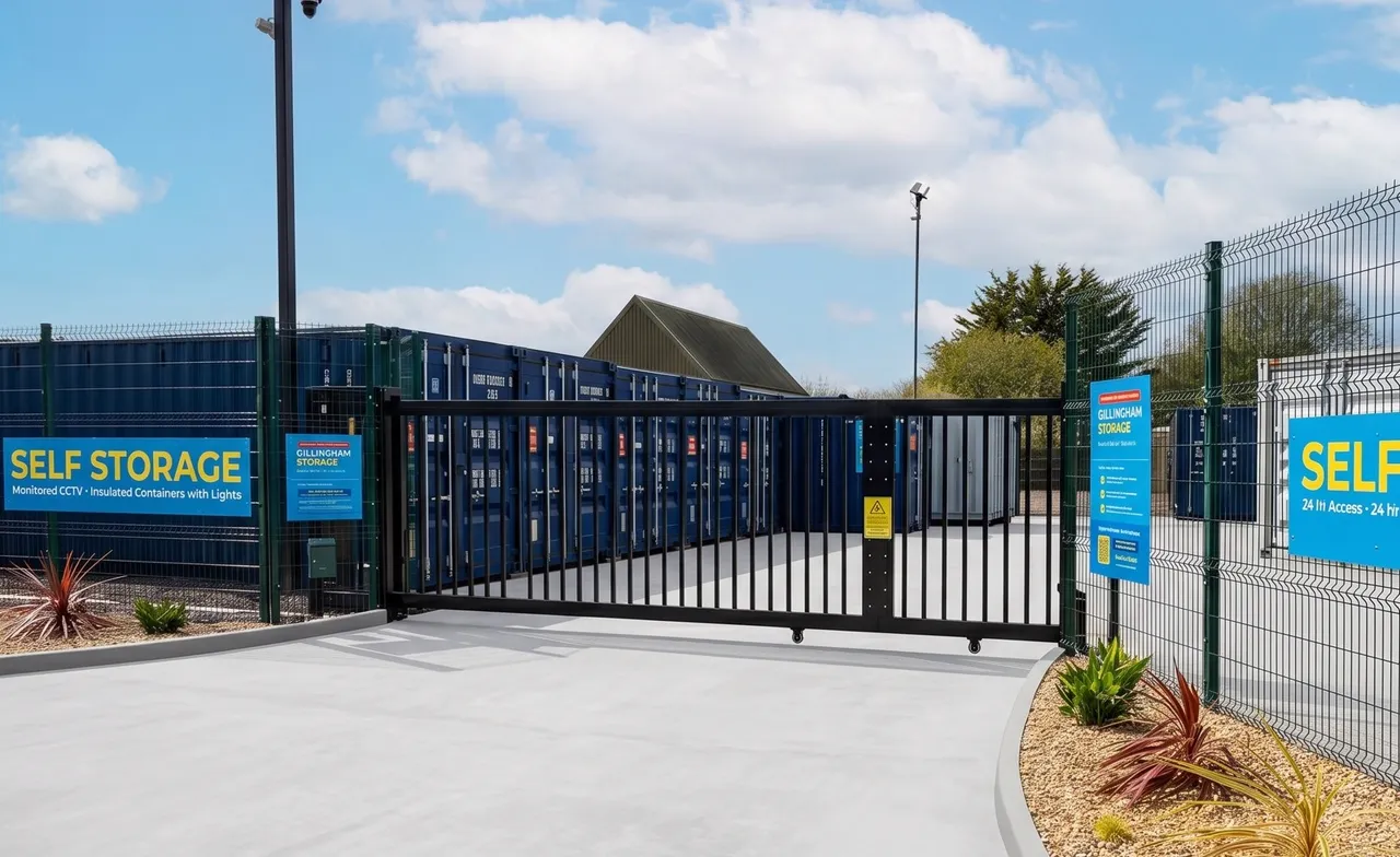 Gillingham Storage secure gated container storage site in Gillingham, Dorset